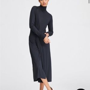 Rag & Bone Draped Shaw Midi Dress